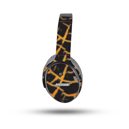 Image of MightySkins Skin Compatible with Bose QuietComfort 35 II Headphones - Lava Rock | Protective, Durable, and Unique Vinyl Decal wrap Cover | Easy to Apply, Remove, and Change Styles