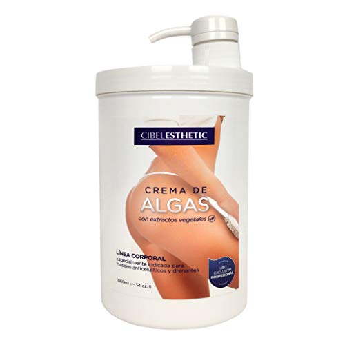 Cibelesthetic Crema Reductora de Algas, Crema Anticelulítica, para reducir grasa acumulada, 1000ml