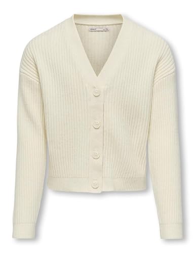 KIDS ONLY Damen Kogmandy Ls Short Boxy Cardigan KNT, Birch, 146-152 EU