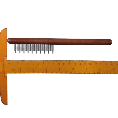 2 Peines Macramé de Madera y Acero Inoxidable miniatura 7