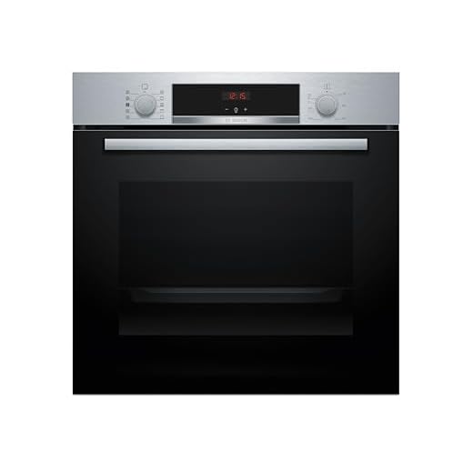 Bosch - Horno Multifunción con Vapor añadido, Serie 4, 60 cm. de ancho, 3D Hotair, Acero, HQA514ES3