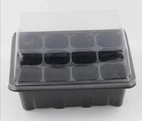 5 PCS 12 cell germination tray with cover and drip tray