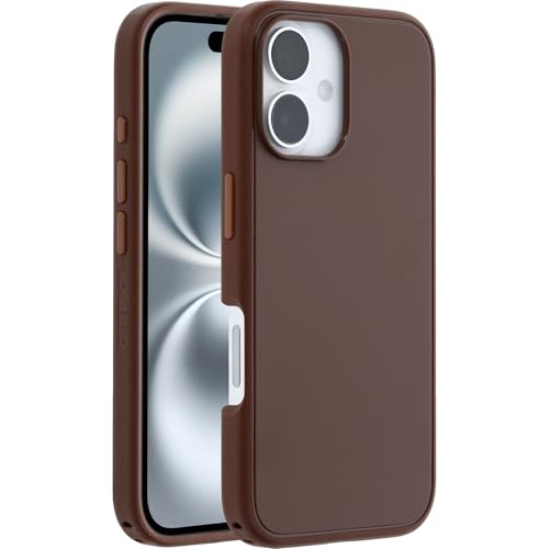 OtterBox Symmetry Series MagSafe Case for iPhone 16, Shockproof, Drop Proof, Protective Thin Case, 3X Tested to Military Standard, Brown