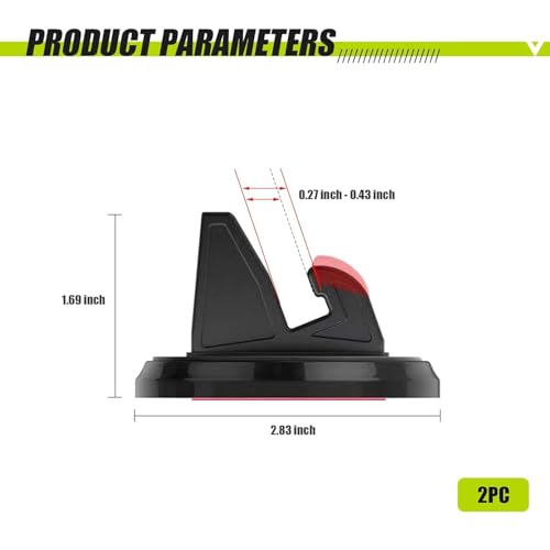 Image of Car Dashboard Anti-Slip with Mobile Phone Holder and Number Display Strip, Multi-Compartment Dashboard Organizer Pad (Car Phone Holder)