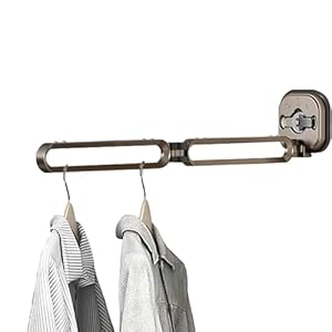 Generisch WUIHA9 Wäscheständer Wandmontage 360 Grad