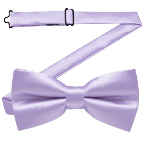 Image of YourTies Bow Ties for Men Pre-Tied Adjustable Bow Tie Coloful Satin Bowtie