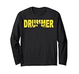 Photo Gallery batteria con bacchette in mano retro drumset old rocker maglia a manica Photo Gallery batteria con bacchette in mano retro drumset old rocker maglia a manica