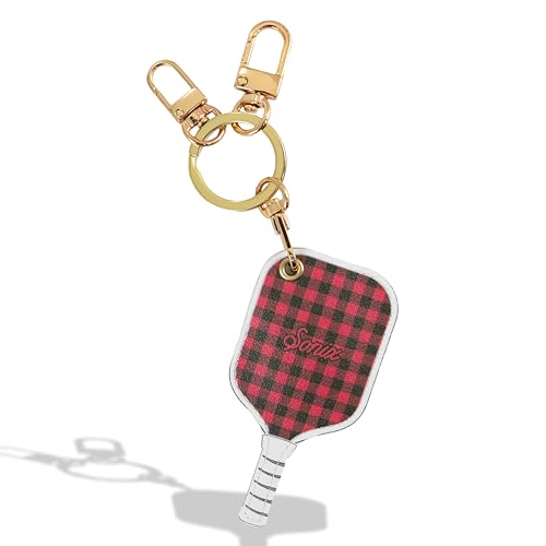 Image of Sonix Keychain Case Compatible with Apple AirTags | Protective Cover Keychain | Pickleball Raspberry