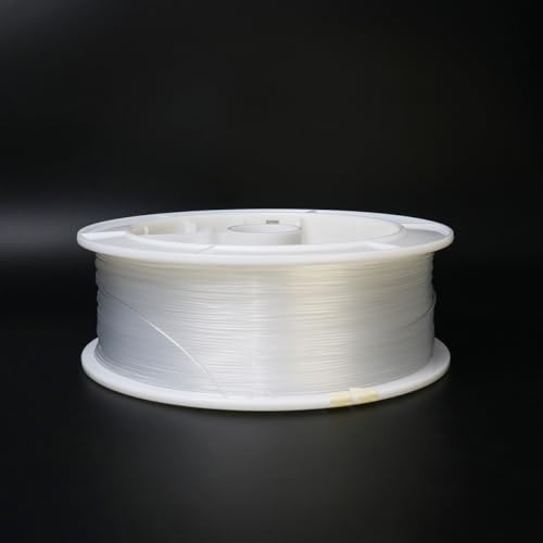 Image of AZIMOM PMMA 0.08in(2mm) 1148ft(350Meter) Plastic End Glow Fiber Optic Roll Cable for Fiber Optic Starlight Kits Project Twinkle Star Sky Ceiling Headliner Decor