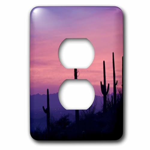 3dRose lsp_87797_6 Plaque 2 prises Arizona Tucson pour décoration murale