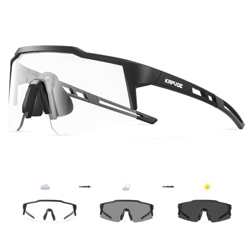 KAPVOE Gafas de Sol Fotocromáticas Para Niños Gafas de Ciclismo Para Jóvenes Ligeras Montura TR90 UV400 Protección Gafas de Sol de Béisbol Para Niños Niñas Ciclismo Deportes 01