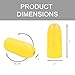 JEZERO Deep Water Fishing Floats: Great for Trail Markers, Dock Floats, Swim Buoy, Kayak Anchor Kit, Pool Buoy, Crabbing & Boats | 2 Pack - Yellow, 5