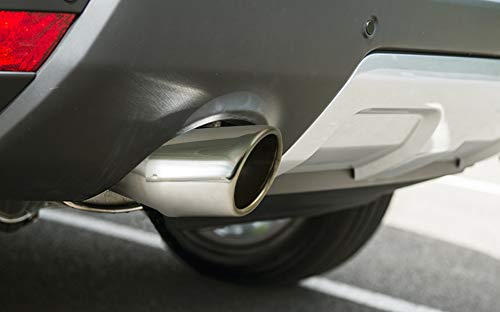 Automaze-Universal-Fit-Car-Bent-Oval-Exhaust-Tail-Muffler-Tip-Show-Pipe-63mm-Curved-Oval-Stainless-SteelModel-A1444