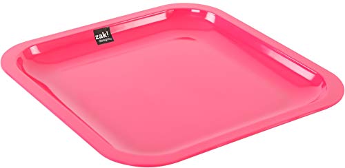 Sac! Designs Seaside Assiette, Melamine, Rose, 21 mm X 21 mm X 1 mm