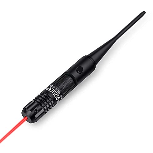 EZshoot BoreSighter for 0.177 to 0.54 Caliber and Red Dot Laser Sight Tactical 20mm Standard Picatinny Weaver Rail for Pistol Handgun Gun Rifle