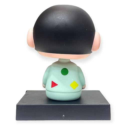 Image of AUGEN Super Hero Shin- chan 3 Action Figure Limited Edition Bobblehead with Mobile Holder for Car Dashboard, Office Desk & Study Table (Pack of 1)