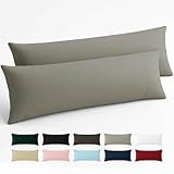 Photo Gallery federe 40x145 cotone rinforzato (set da 2) - grigio chiaro - trama fitta a 57 fili/cm² - federe cuscini 40x145 cm - federe cuscino 40x145 certificate oeko tex - dreamzie Photo Gallery federe 40x145 cotone rinforzato (set da 2) - grigio chiaro - trama fitta a 57 fili/cm² - federe cuscini 40x145 cm - federe cuscino 40x145 certificate oeko tex - dreamzie