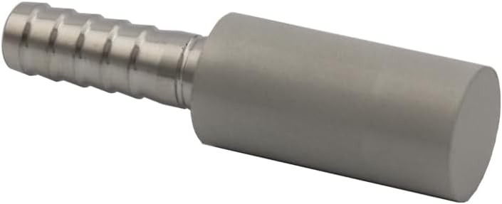 0.5 or 2 Micron Diffusion Stone with 1/4" Barb Stainless Steel Aeration Stone for Home Brewing(0.5 Micron)