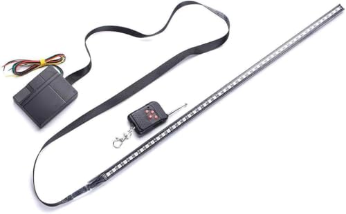 Kit de Bande Lumineuse stroboscopique pour Voiture, Barre Lumineuse Knight Night Rider 7 Couleurs...