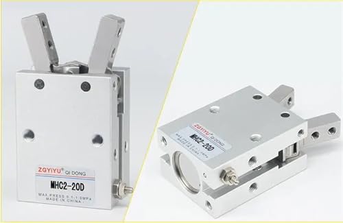 Pinza neumática MHC2-10D angular de doble efecto para manipulación 7