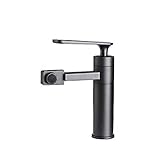★ Dual 360° Swivel Spout: Dual 360 degree swivel spout supply full range washing access, this faucet makes it easier and more elegant for you to rinse your mouth