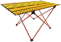Outdoor Furniture Aluminium Alloy Folding Picnic Table Light Portable Camping Road Trip Mountain Climbing