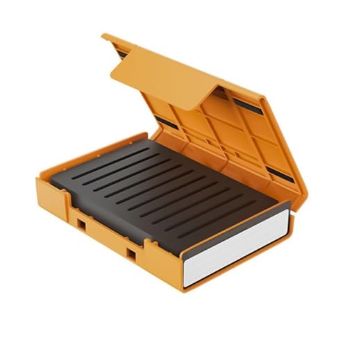 Scatola organizer per dischi rigidi in ABS supporta da 10 x 6.3 cm o 2.5 x 8.9 cm o per 10 custodie per custodia per il trasporto di