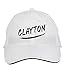 Makoroni - Clayton Name Hat Adjustable Cap, DesE72 White