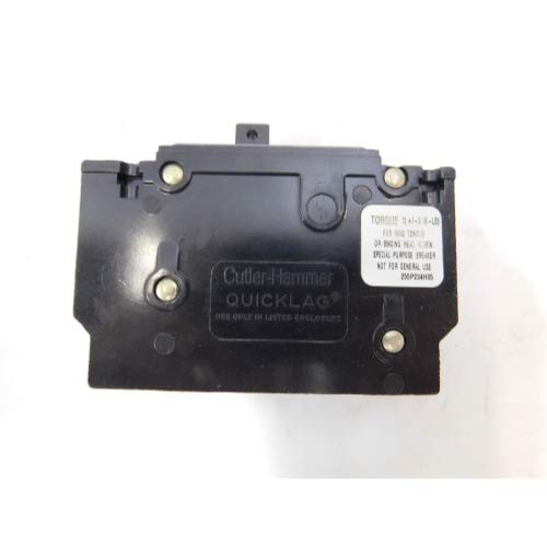 EATON CUTLER HAMMER QC1010 QC BREAKER 1P 10AMP WITH BINDING HEAD SCREWS LINE AND LOAD