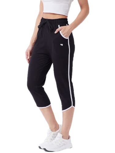 Image of Modeve Women Striped Cotton Blend Capri