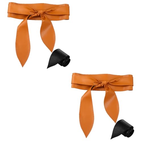 Ceinture de robe en similicuir souple à nouer pour affiner la taille