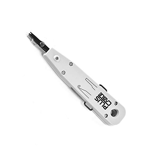 PlusCable Alicate Inserção Punch Down Lt-P10 Branco - Compatível Com Rj11 E Rj45