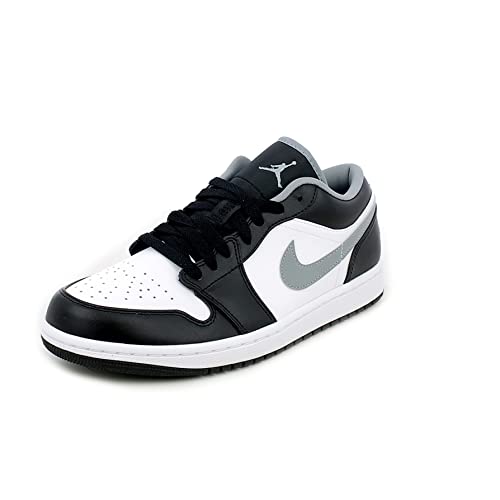 Jordan Mens Air Jordan 1 Low 553558 040 Black/Particle Grey - Size 9.52