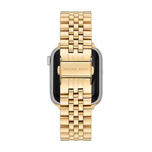 Image of Michael Kors Band for Apple Watch; Stainless Steel Smart Watch Bands for Women; Compatible with Apple Watch 38mm, 40mm, 41mm