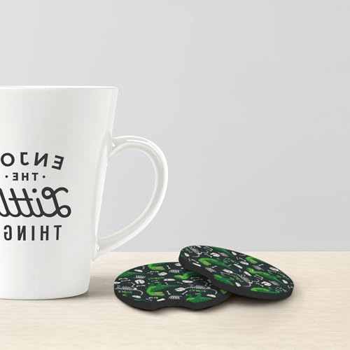 Juego de posavasos antideslizantes para auto universal miniatura 2