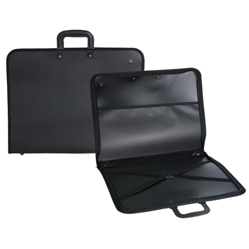 DZOZO A3 Artist Portfolio Case Carrying Bag A3 Artist Portfolio Carrying Case Art Presentation Storage Folder Project Folder Bag for Artwork Sketch Painting & Drawing Boards