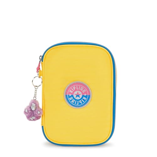 Kipling Bolsa de cosméticos feminina 100 Pens Fc, BTS Sun C, 8.25''L x 6''H x 2''D, Kipling Bolsa de cosméticos feminina 100 Pens Fc