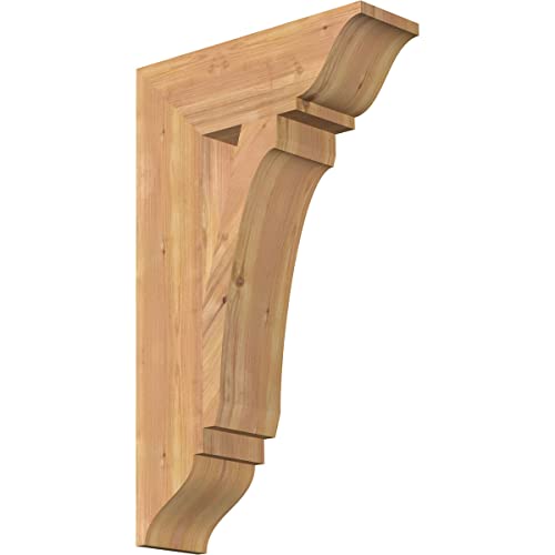 5 1/2"W x 18"D x 30"H Legacy Traditional Smooth Bracket, Western Red Cedar