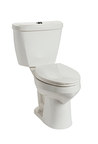 Mansfield Plumbing 384.3386.WHT Summit Dual Flush Toilet, White