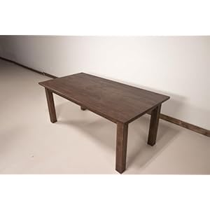 Rustic solid wood dining table maple priest table light coffee colored wooden kitchen table modern simple style farmhouse kitchen table suitable for kitchen or dining room tables  urban country home decor