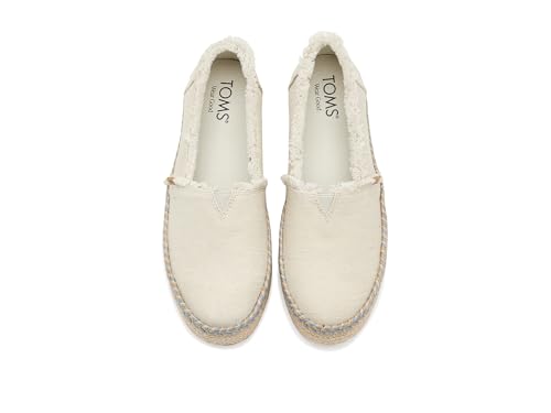 Image of TOMS Women's Valencia Platform Espadrille, Textile Upper, OrthoLite Insole