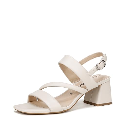 LifeStride Womens Celia Slingback Strappy Dress Sandals Bone 8 W