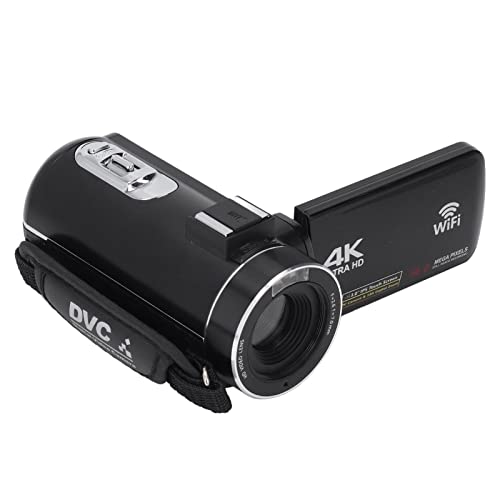 4K Digital Camera, Ultra HD Camcorder with 3 Inch IPS Touch Display, 18x Zoom, Portable DV for Video Recording Photography 4K Digital Camera, Ultra HD Camcorder with 3 Inch IPS Touch Display, 18x Zoom, Portable DV for Video Recording Photography
