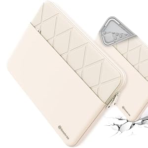 Smatree E431W Laptop-Hülle für 13,  Zoll Samsung Galaxy Book 3/2 360, für 13,  Zoll Galaxy Chromebook 2/1, für 13,  Zoll GalaxyBook 2 Pro 360 5G/2 Pro, Laptoptasche mit Zubehörtasche, Weiß