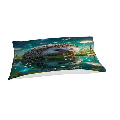 Housse de couette animal 3D microfine 135x200cm avec taies d'oreiller