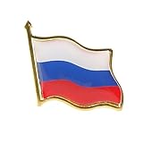 Russia Country Flag Brooch Shirt Hat Backpack Jewelry Accessories Decoration Party Christmas Gift
