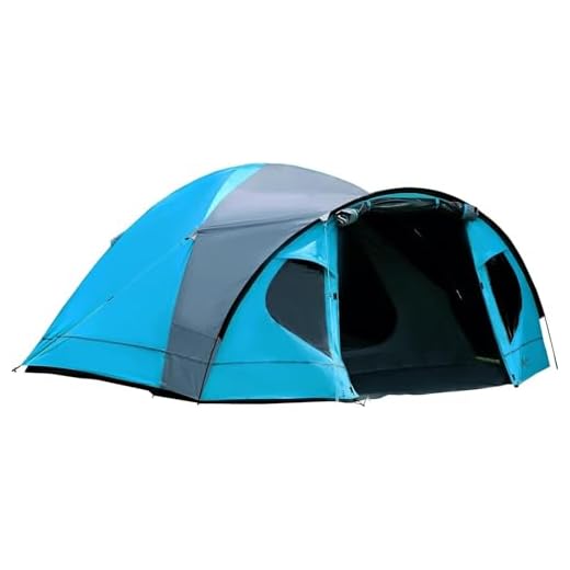 PORTAL Blackout Zelt 3-4 Perosonen mit Vorzelt Camping Kuppelzelt 4000mm wasserdicht Familienzelt Festivalzelt Outdoor für Camping Reise