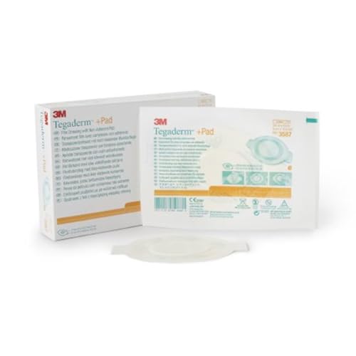 3M Tegaderm+Pad Transparent Dressing Absorbent Pad 3-1/2" X 4-1/8" 25/bx 3587
