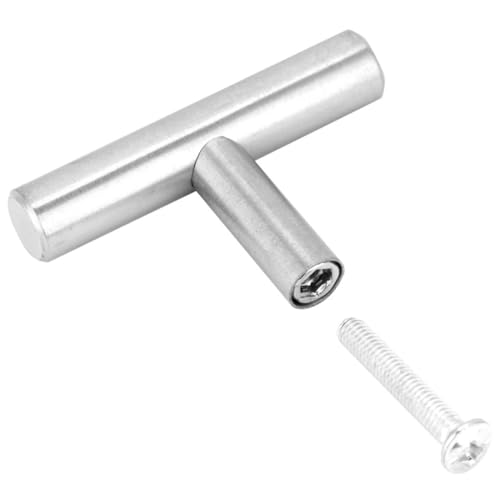 Yrlehoo 10 x Furniture Handles, Stainless Steel, T Cabinet Handles, Bar Handles, Furniture Handles, Drawer Knob, Bar Handles - Image 4