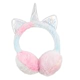 [TEHAUX] ユニコーン イヤーマフ イヤー カチューシャ 冬 動物 女の子 ぬいぐるみ 動物 サイクリング イヤーマフ イヤー マフ 用 女の子 幼児 冬 イヤー ウォーマー 冬 イヤー プロ